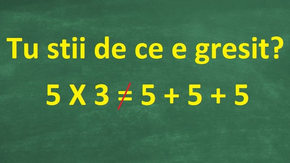 Problema de matematica care i-a indignat pe parinti. De ce acest calcul nu este corect