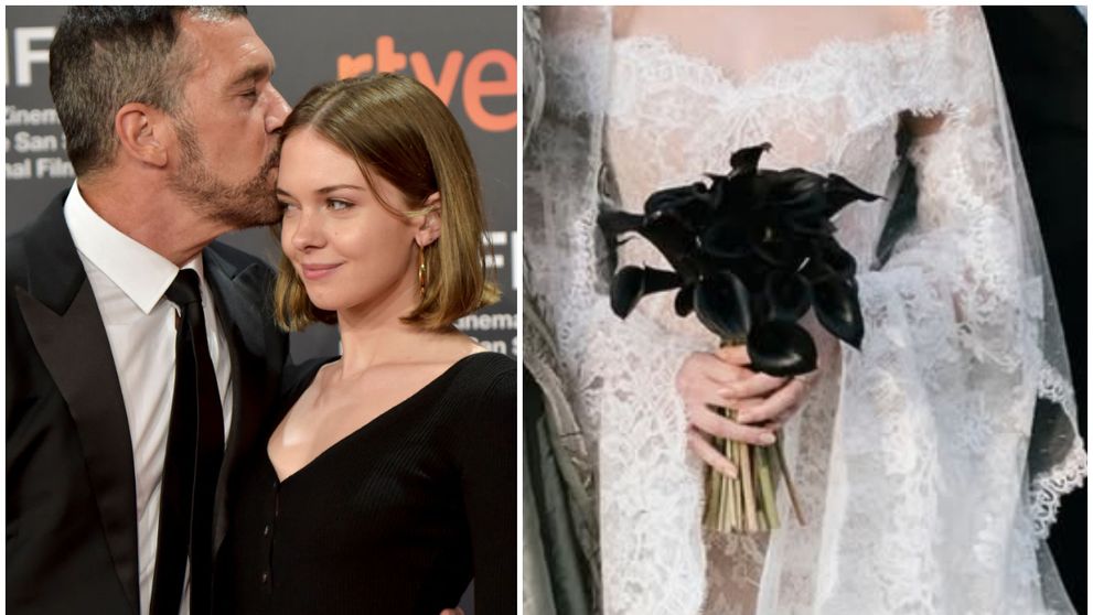 Stella, fiica lui Antonio Banderas, a avut la nuntă un buchet de cale negre. Ce semnificație au aceste flori deosebite