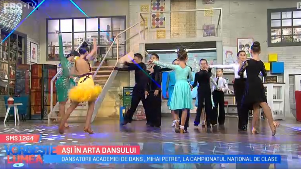 VIDEO Ași în arta dansului. Spectacol fabulos oferit de dansatorii Academiei de dans 