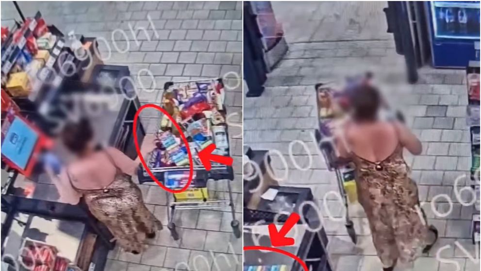 O femeie din Brașov, surprinsă cum încearcă să fure dintr-un supermarket produse de 3.000 de lei. Ce „schemă” a făcut la casa self-service