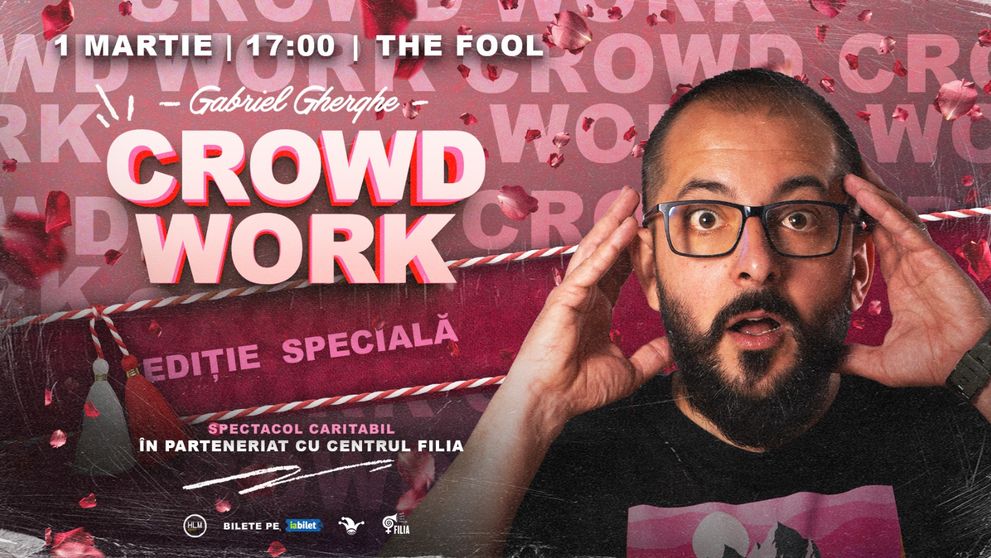 Un altfel de stand-up: Gabriel Gherghe organizează pe 1 martie un show caritabil despre respect, egalitate și schimbare reală