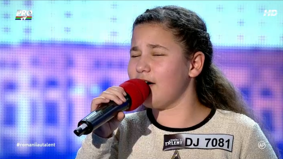 Ea ar putea fi noua Nicole Cherry a Romaniei. Fetita care a cucerit juriul de la 