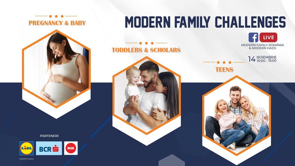 Modern Family Challenges, evenimentul care te învață să faci față provocărilor meseriei de părinte
