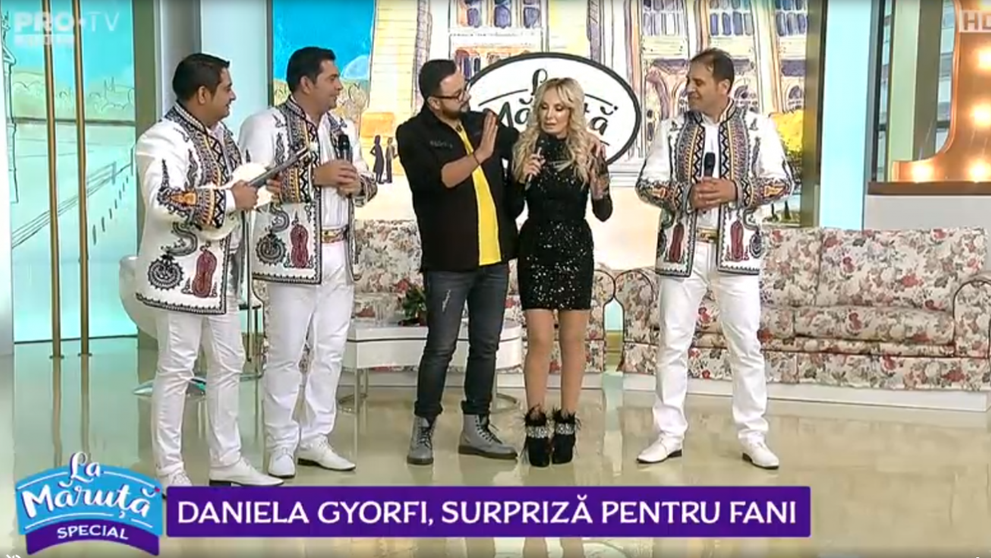 VIDEO Daniela Gyorfi, surpriză pentru fani