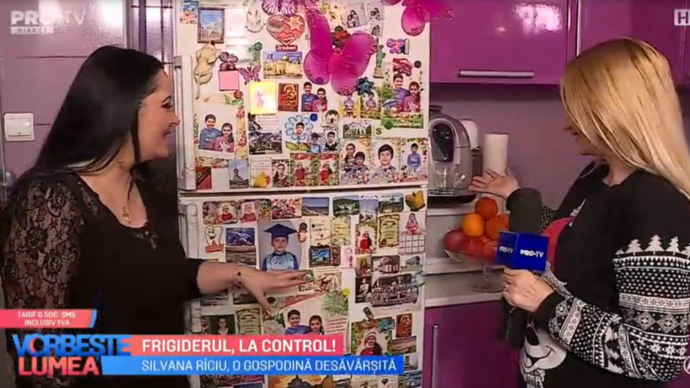 VIDEO Frigiderul, la control! Ce bunătăți are în frigider Silvana Rîciu? 