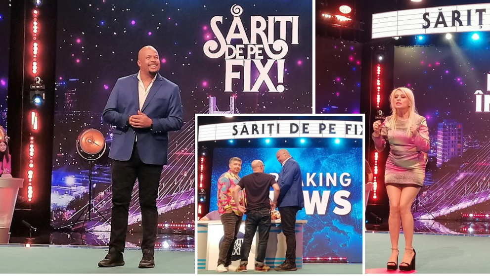 Primele imagini de la Săriți de pe fix!, cel mai nebun show de divertisment