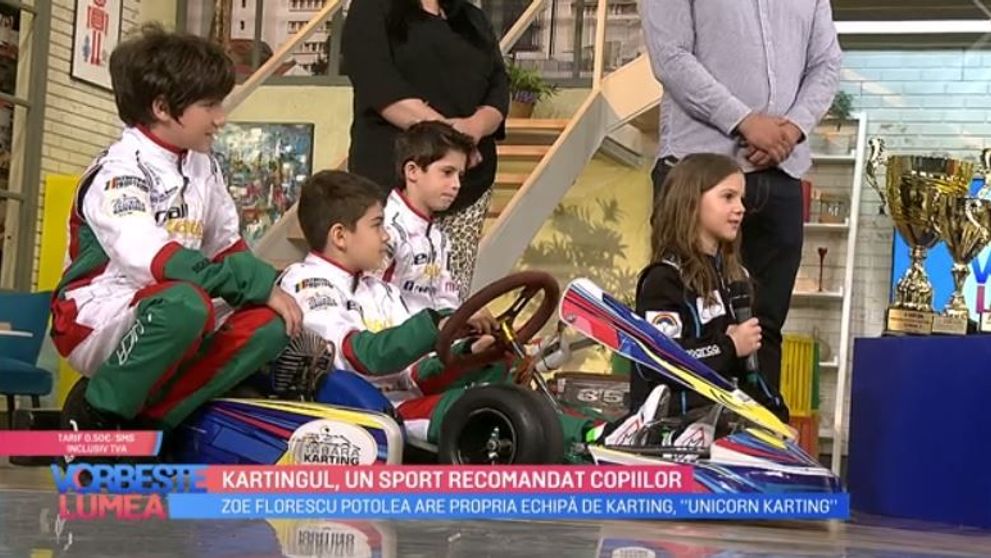 VIDEO Kartingul, un sport recomandat copiilor