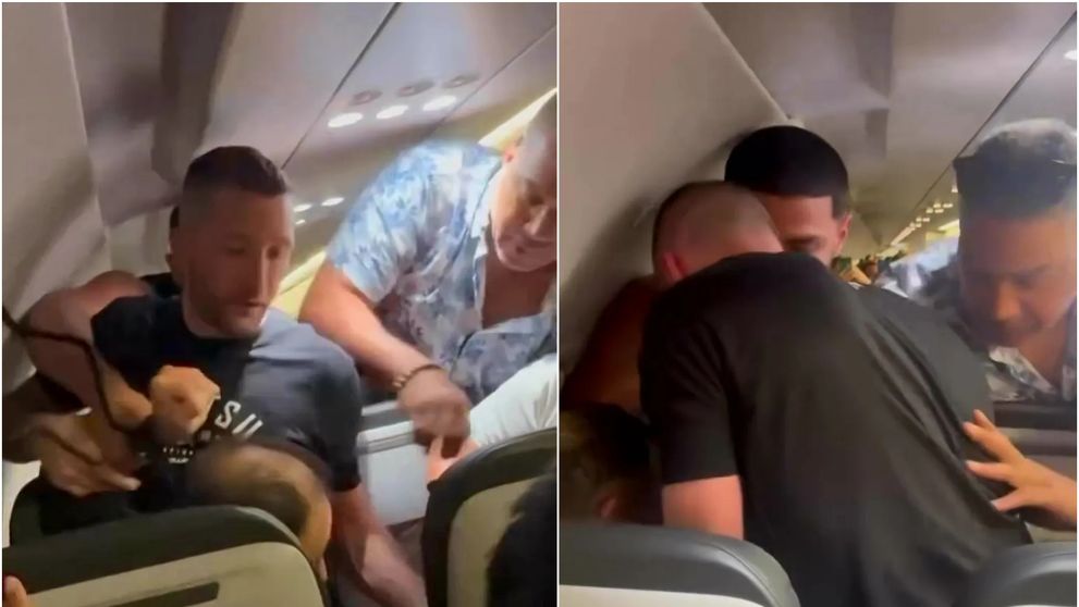 Panică la bordul unui avion! Un pasager a vrut să deschidă ușa aeronavei, în timpul zborului, după ce a încercat să intre în cabina piloților. Ce au surprins martorii