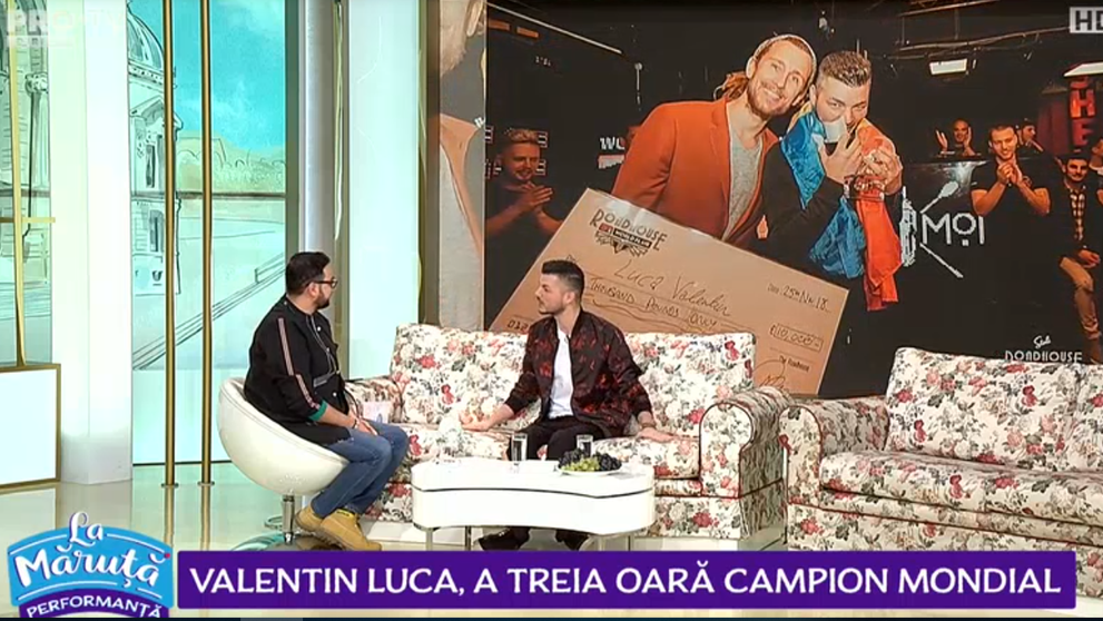VIDEO Valentin Luca, locul întâi la campionatul mondial al barmanilor