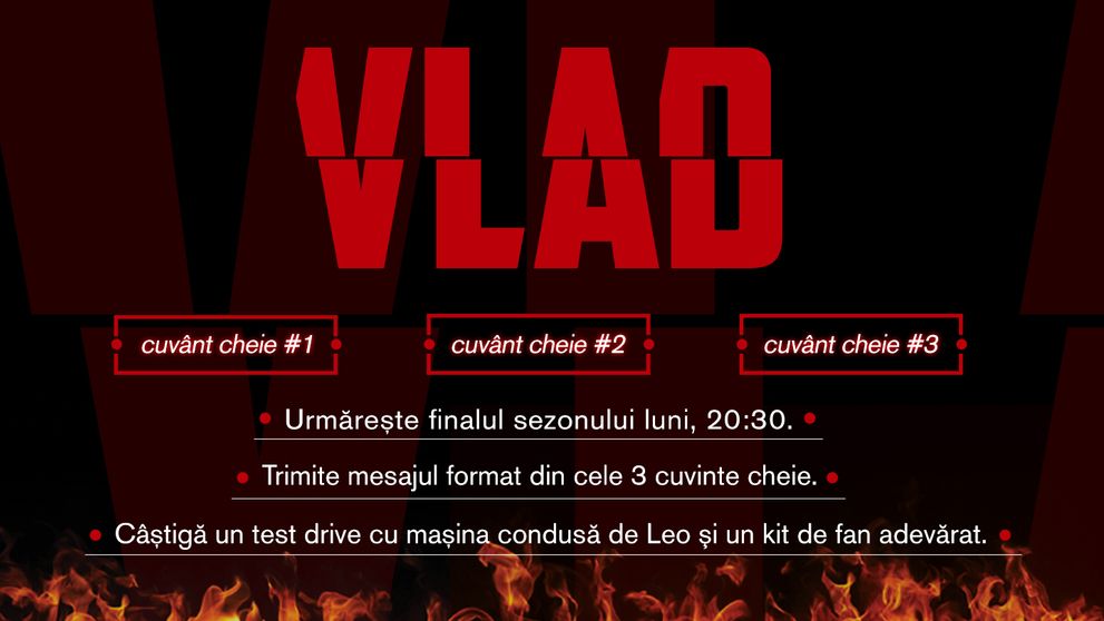 Concurs VLAD. Intră în jocul răzbunării și ia-ţi kitul de fan adevărat