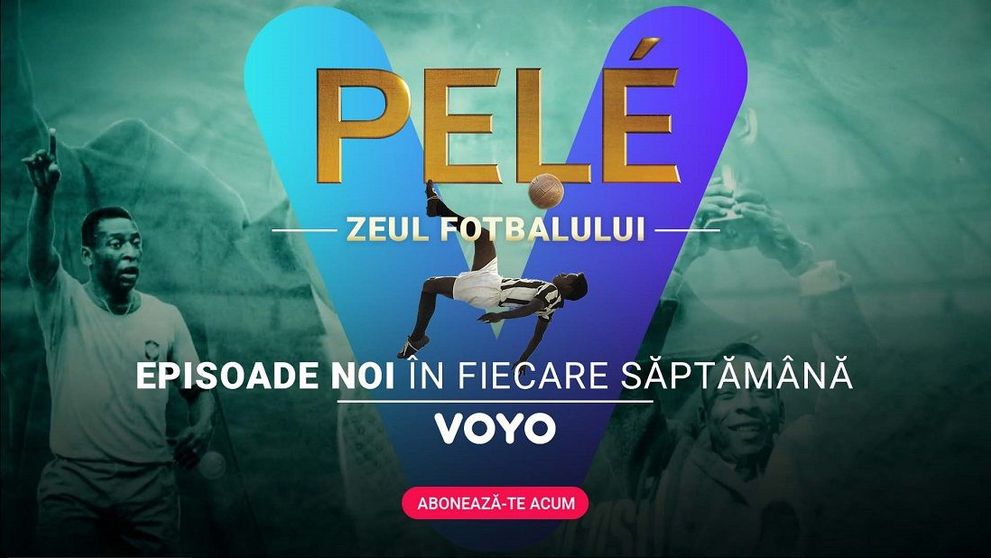 Pele: Legenda unui zeu, disponibil pe VOYO. Descoperă cariera impresionantă a brazilianului care a schimbat fotbalul!