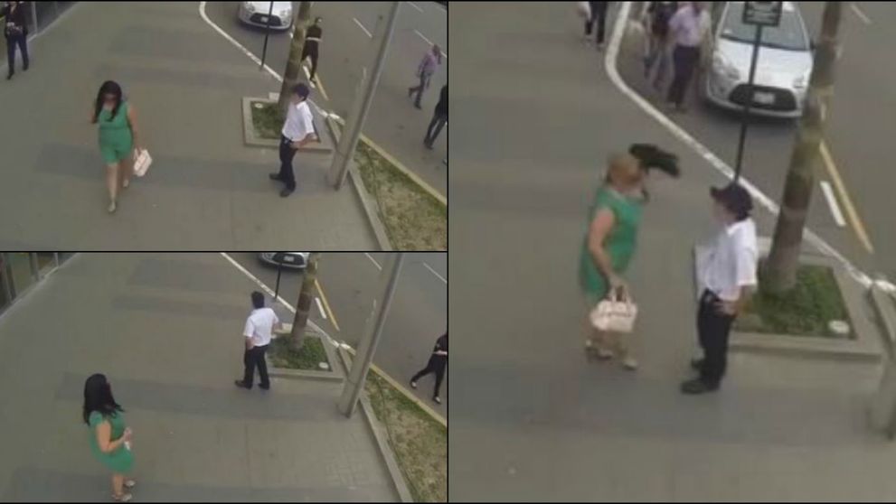 S-a intors sa ii admire formele, iar femeia si-a dat jos peruca, pentru a arata cine este. Reactia barbatului a facut inconjurul internetului. Cine era femeia dupa care se uita