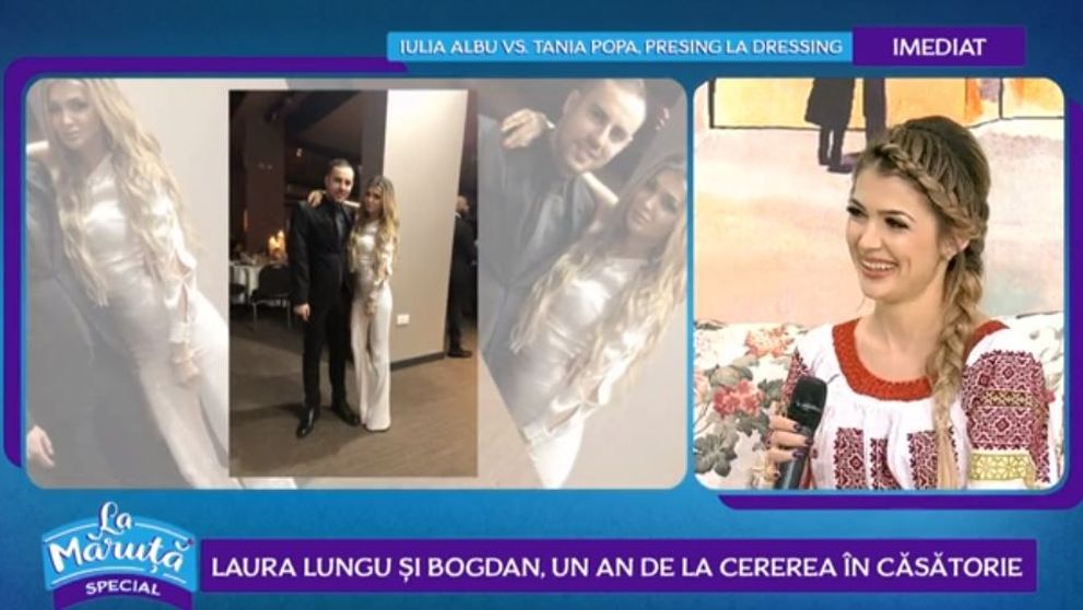 VIDEO Laura Lungu și Bogdan, poveste de iubire inedită