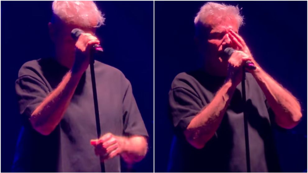 Imagini sfâșietoare de la primul concert Holograf de după moartea lui Mugurel Vrabete. Dan Bittman a izbucnit în lacrimi pe scenă: „Vine o zi când se va sfârși”. VIDEO