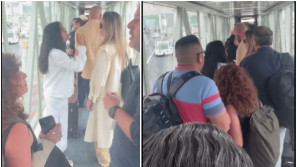 Tu le-ai fi recunoscut în mulțime?  Două staruri de la Hollywood, surprinse la coadă la îmbarcare pentru un zbor ieftin! Pasagerii, șocați
