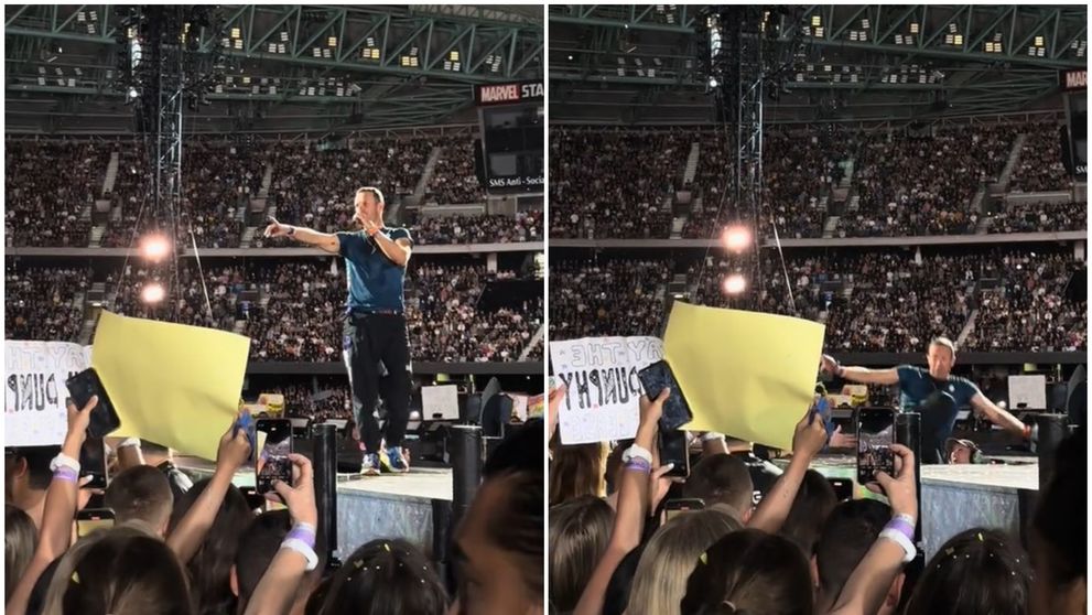 Momentul în care Chris Martin cade într-o gaură din scenă în timpul unui concert, la Melbourne! Cum a reacționat solistul Coldplay VIDEO