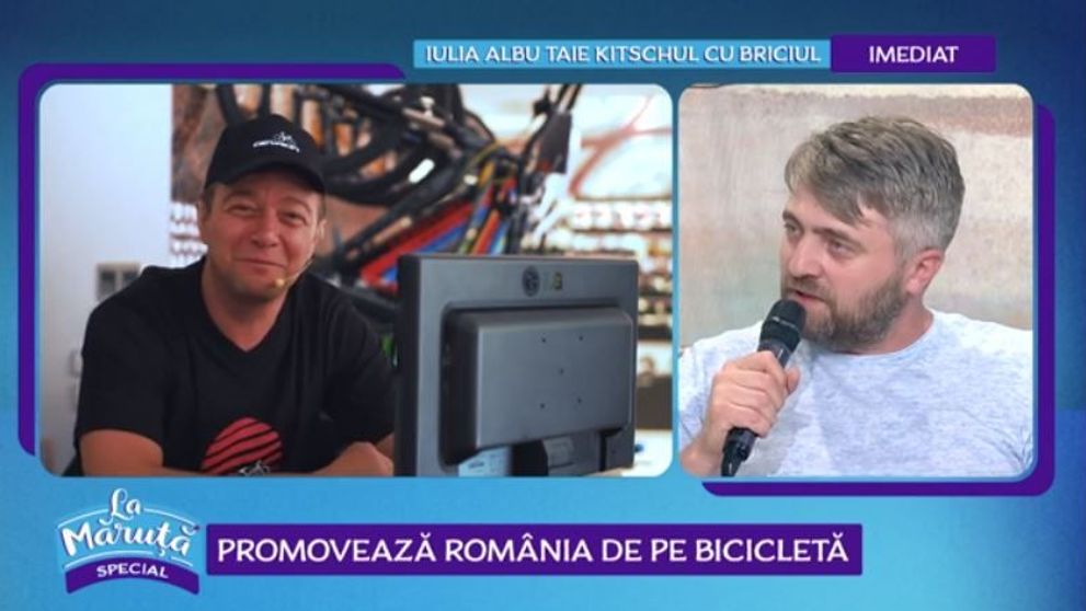 VIDEO Alin Panc și Văru' Săndel promovează România de pe bicicletă