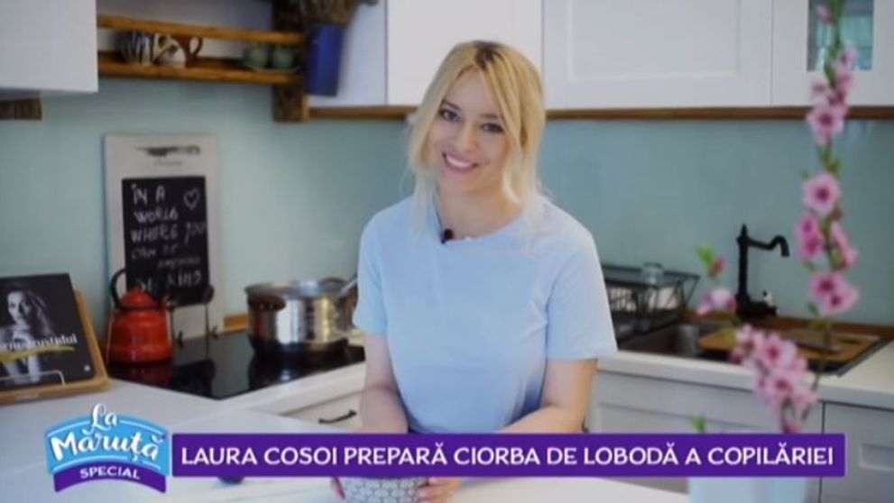 VIDEO Laura Cosoi ne dezvăluie o nouă rețetă de ciorbă de lobodă