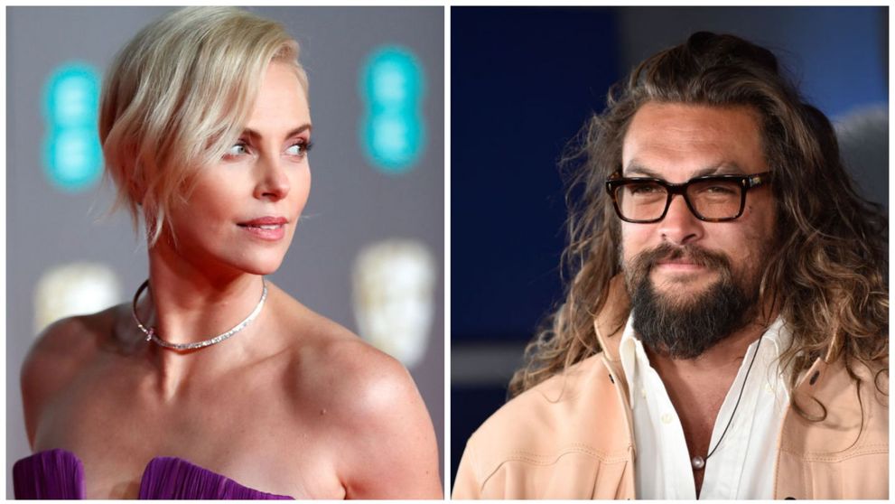Fotografie memorabilă cu Jason Momoa și Charlize Theron. Cei doi joacă împreună în „Fast X”