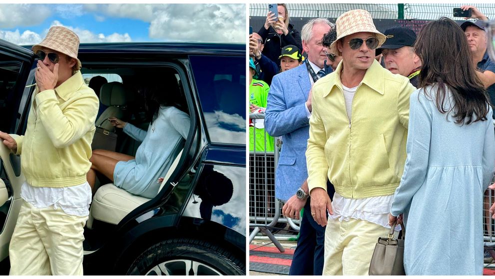 Vrea să știe toată lumea cât e de îndrăgostit! Brad Pitt, de mână cu iubita Ines de Ramon la Marele Premiu de Formula 1 al Marii Britanii! Cum arată femeia care l-a făcut s-o uite pe Angelina Jolie
