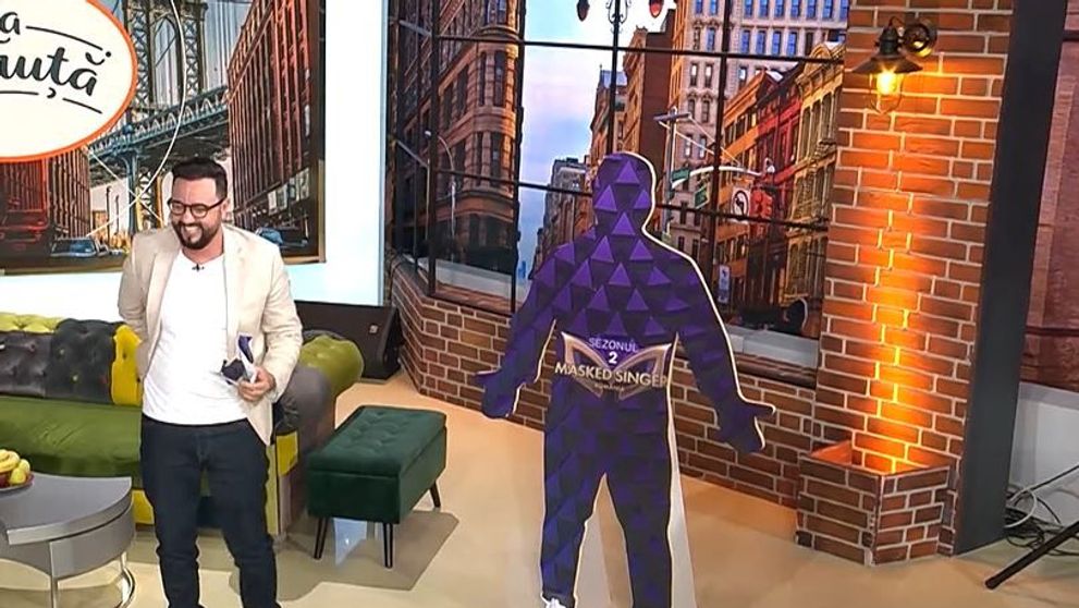 Primele indicii oferite de Cătălin Măruță despre noul prezentator Masked Singer România