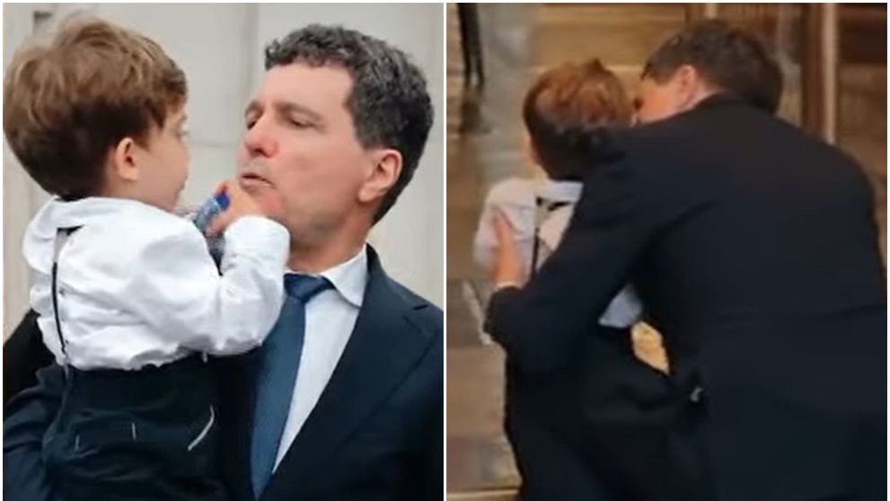 Cât de frumos este fiul lui Nicușor Dan. Antim a furat toate privirile la prima sa apariție publică. Ce le-a spus jurnaliștilor, când părinții nu erau atenți