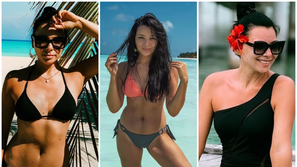 Dovada că ar putea fi model de costume de baie, nu doar prezentatoare tv. Corina Caragea, apariție demnă de Victoria’s Secret pe plajele din Maldive