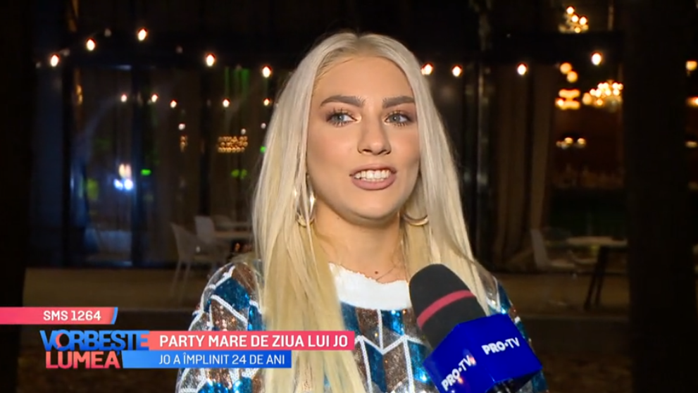 VIDEO Petrecere mare de ziua lui JO. Cântăreața și-a sărbtorit ziua de naștere alături de lansarea noului său videoclip