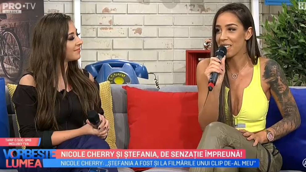 VIDEO Nicole Cherry și Ștefania, de senzație împreună
