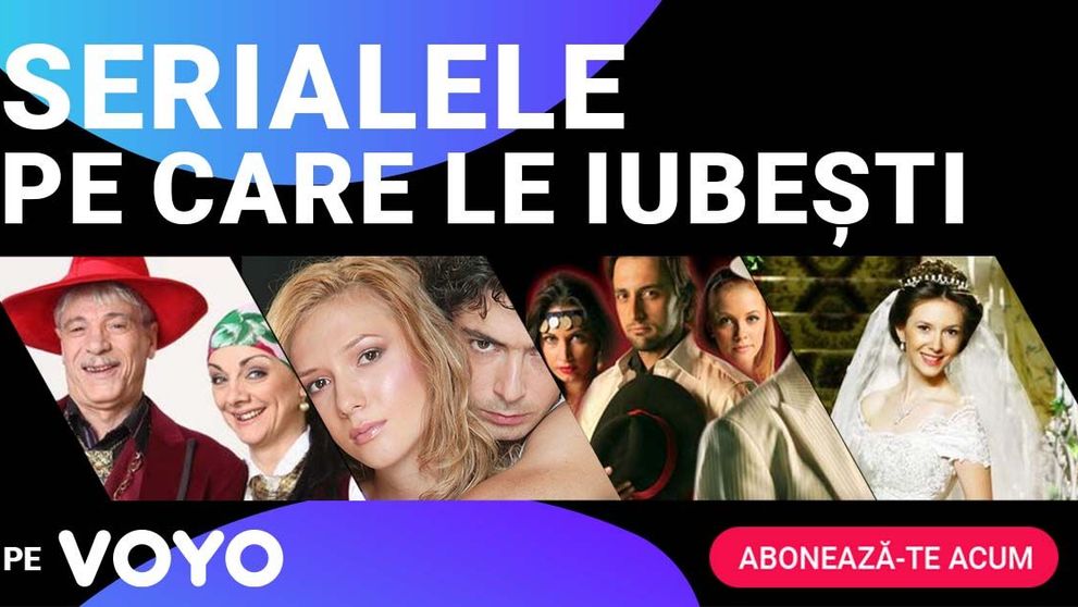 În vara aceasta poți urmări cele mai iubite seriale românești, „Băieți buni” sau „Lacrimi de iubire”, exclusiv pe VOYO