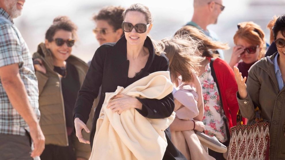 Angelina Jolie și-a luat copiii cu ea pe platourile de filmare. S-au simțit ca în vacanță